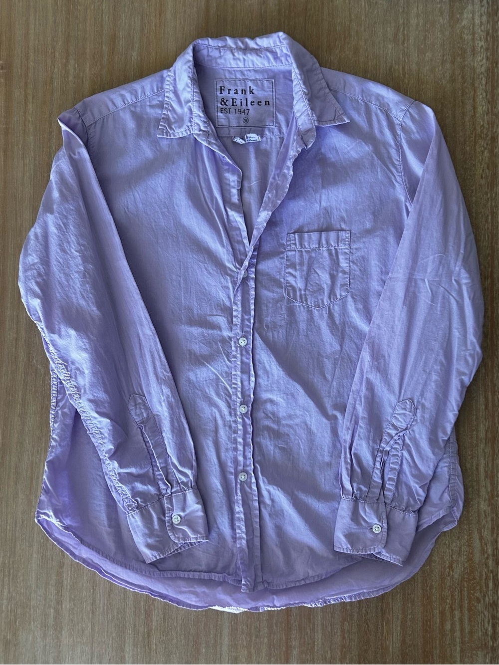 Frank & Eileen Cotton Lavender Button-Down Shirt